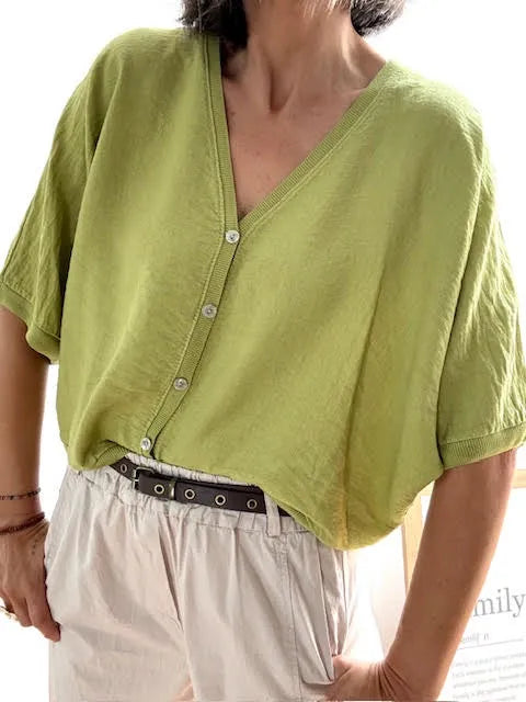 Rebeca Oversize de Botones Lima