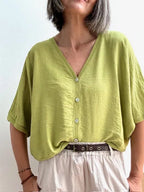 Rebeca Oversize de Botones Lima