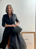 Vestido Camisero Negro