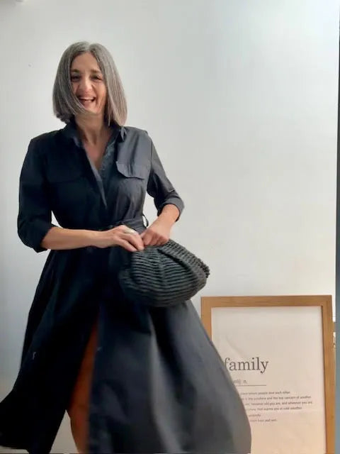 Vestido Camisero Negro