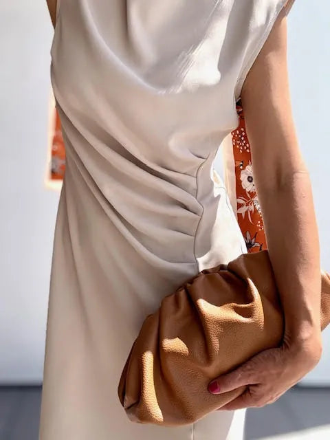 Vestido Elena Beige