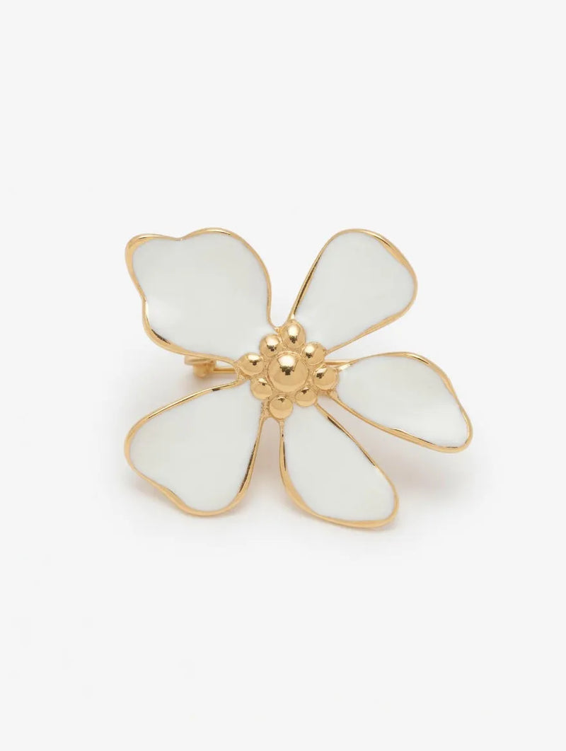 Anillo Flor Lacada