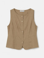 Chaleco Cecilia Camel