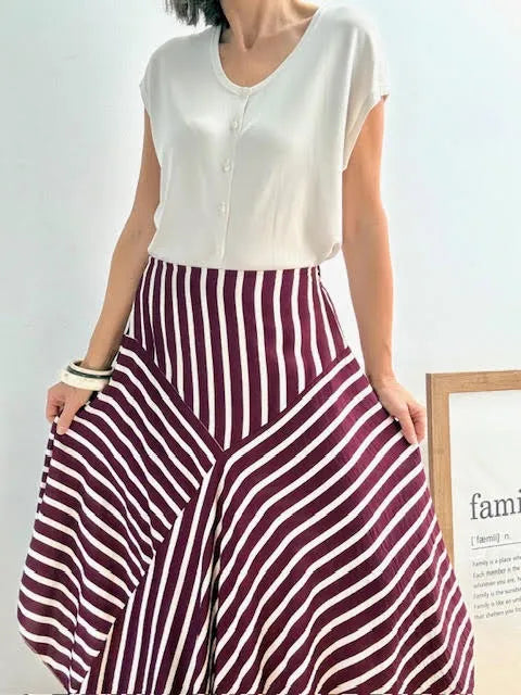 Jersey de Punto con Botones Beige