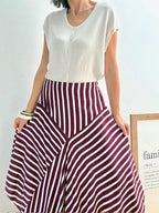 Jersey de Punto con Botones Beige