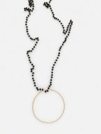 Collar Rosario Aro Negro