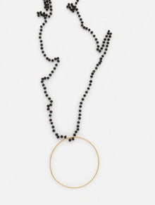 Collar Rosario Aro Negro