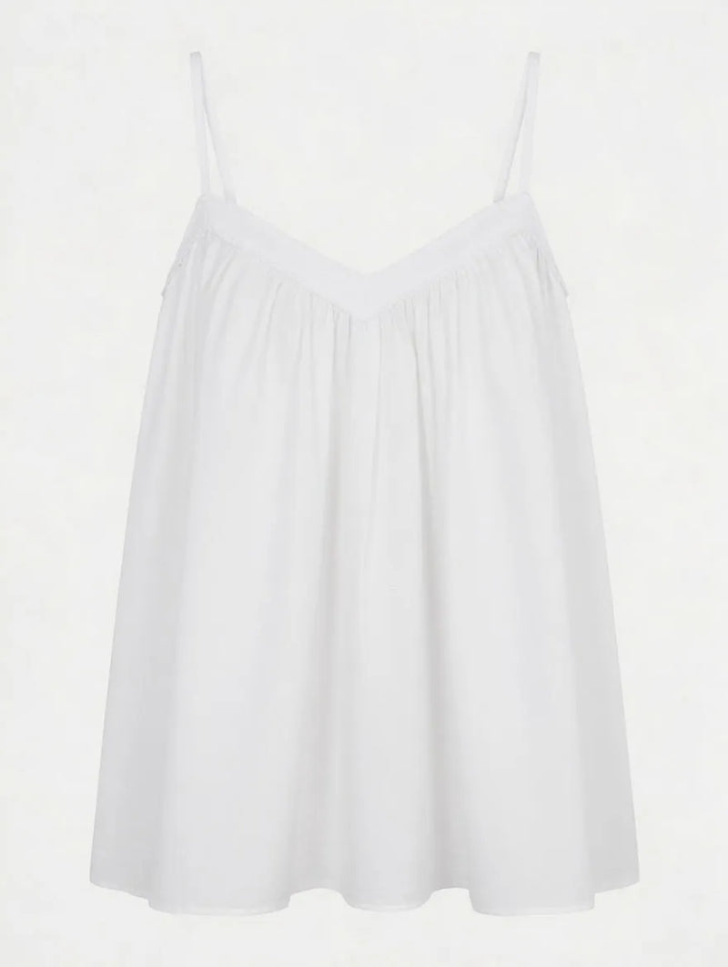 Top Flecos Blanco