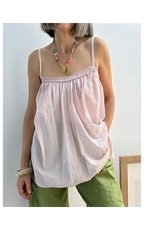 Top Flecos Rosa