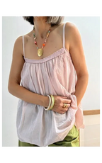 Top Flecos Rosa