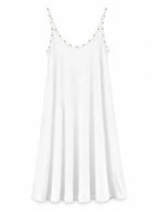 Vestido Tachas Blanco