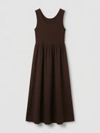 Vestido Camiseta Marrón
