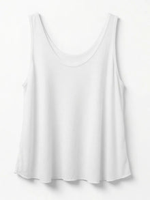 Camiseta Tirantes Lino Blanco