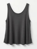 Camiseta Tirantes Lino Gris
