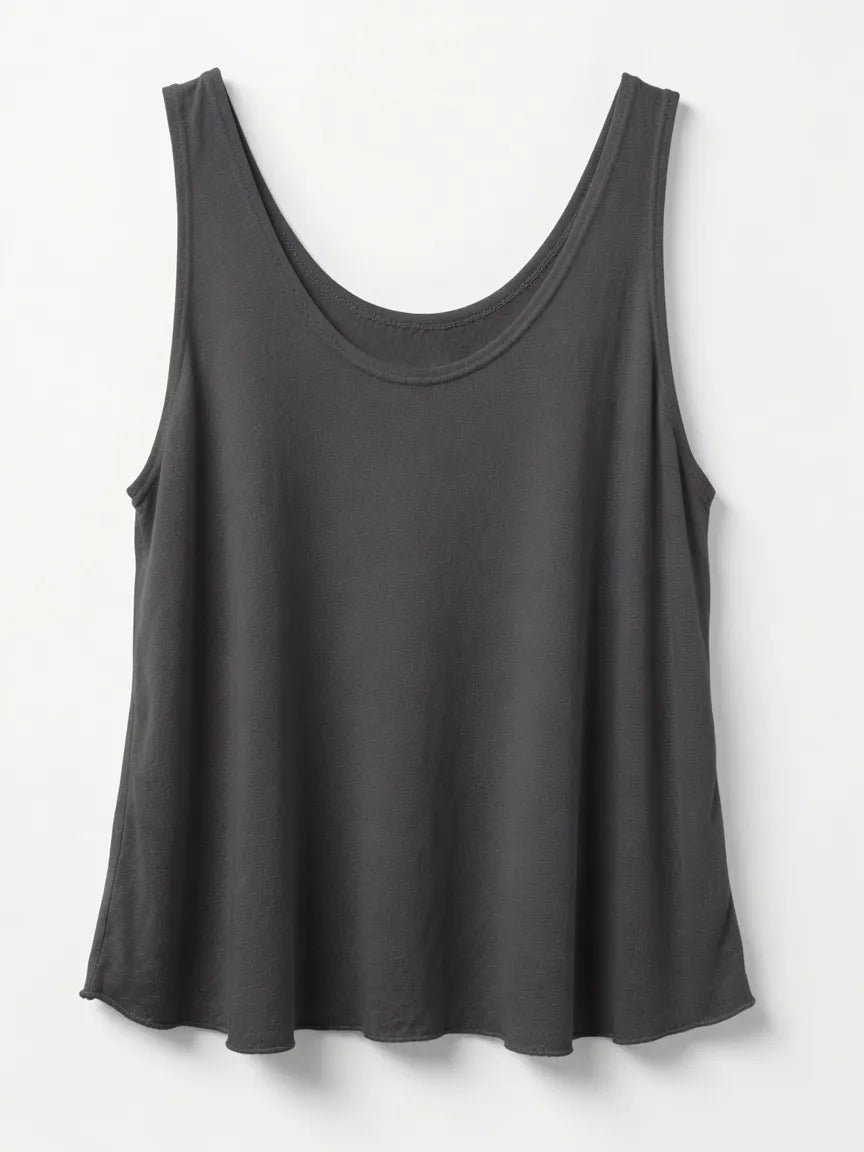 Camiseta Tirantes Lino Gris