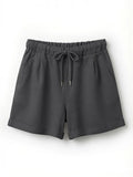 Shorts Lino Gris