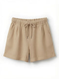 Shorts Lino Beige