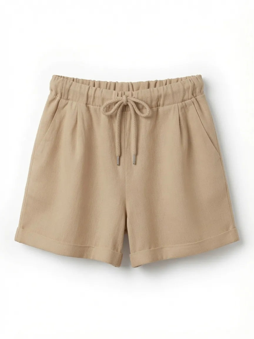 Shorts Lino Beige