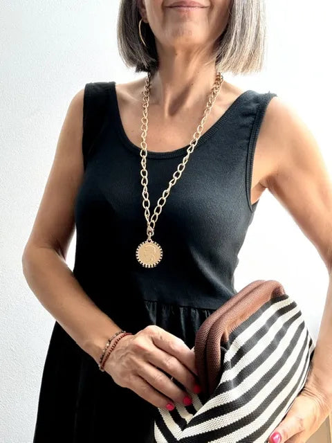Vestido Camiseta Negro