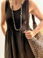 Vestido Camiseta Marrón