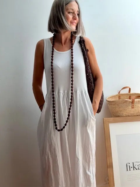 Vestido Camiseta Blanco