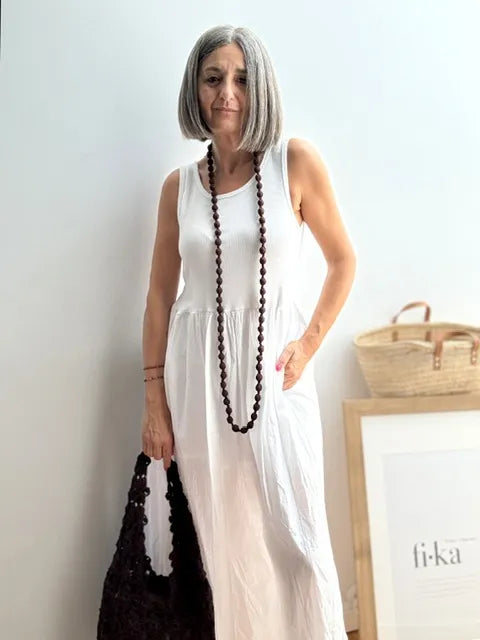 Vestido Camiseta Blanco