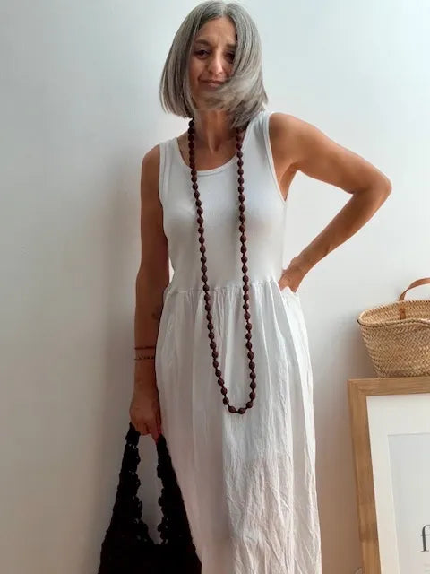 Vestido Camiseta Blanco