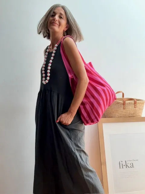 Vestido Camiseta Gris