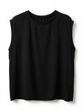 Blusa Fluida de Viscosa Negro