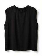 Blusa Fluida de Viscosa Negro