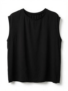Blusa Fluida de Viscosa Negro
