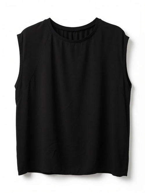 Blusa Fluida de Viscosa Negro