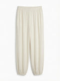 Pantalón Bombacho Fluido Crema