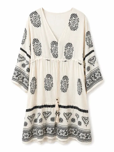 Vestido Playero Estampado Kenia
