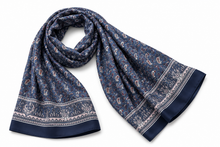 Pañuelo Paisley Azul