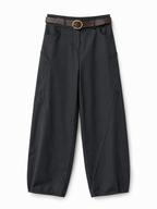 Pantalones Tejido Técnico Negro