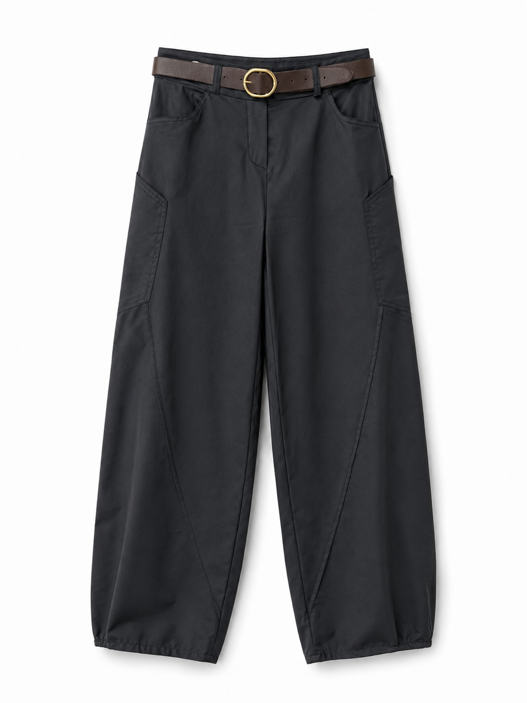 Pantalones Tejido Técnico Negro
