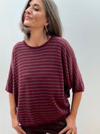 Jersey Maltà Raya Marrón y lima