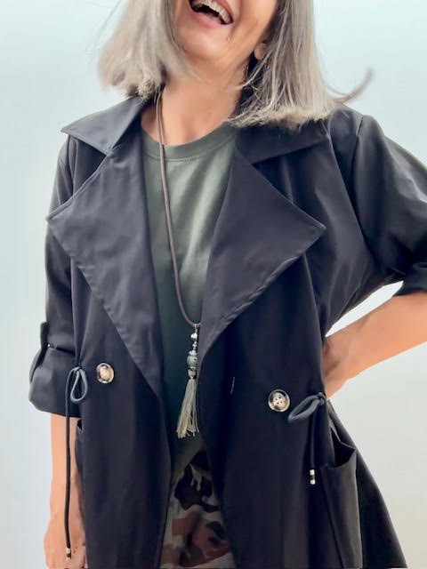 Chaqueta Guardapolvos Negro