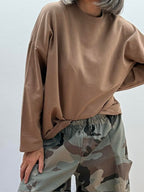Sudadera Ñoñin Camel