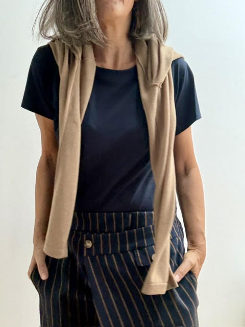 Camiseta María Básica Marino