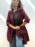 Chaqueta Guardapolvos Burdeos