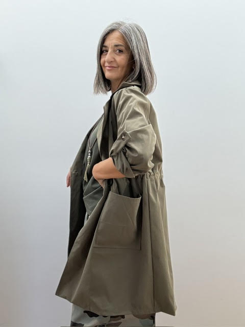 Chaqueta Guardapolvos Kaki