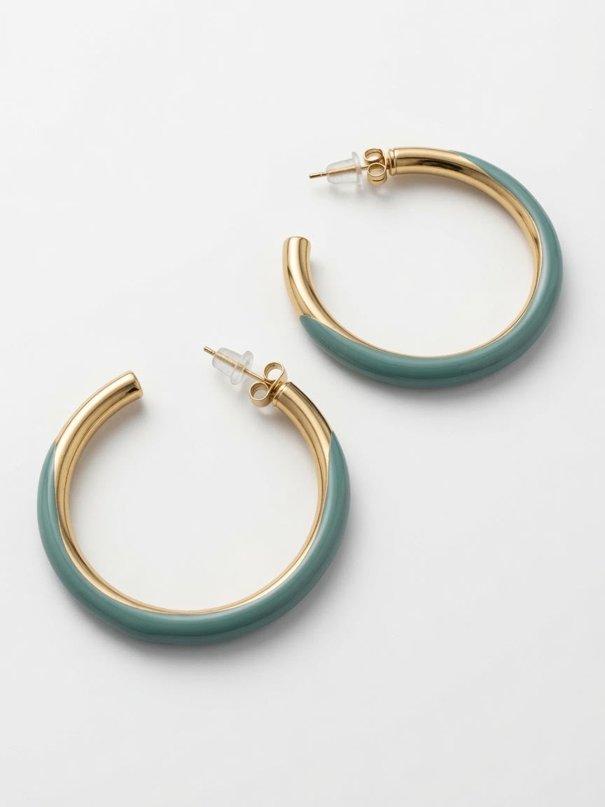 Pendientes Aros Lacados