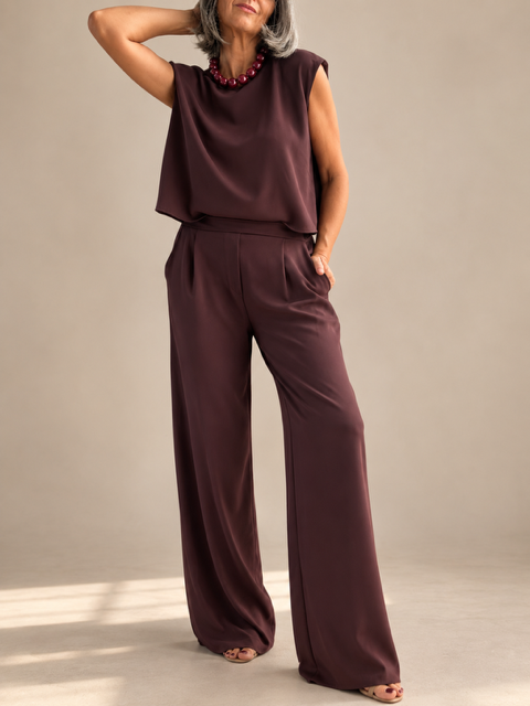 Pantalón Conjunto Isabela Ciruela