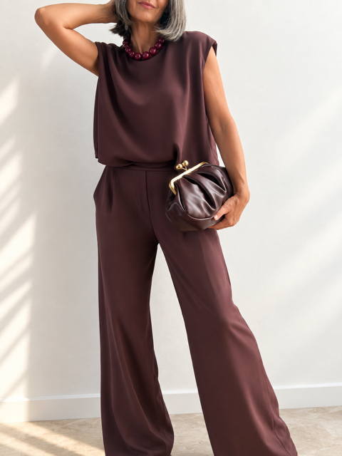 Pantalón Conjunto Isabela Ciruela