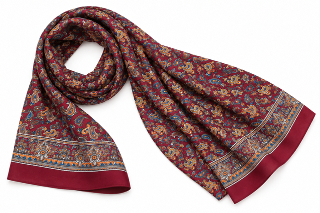 Pañuelo Paisley Rojo