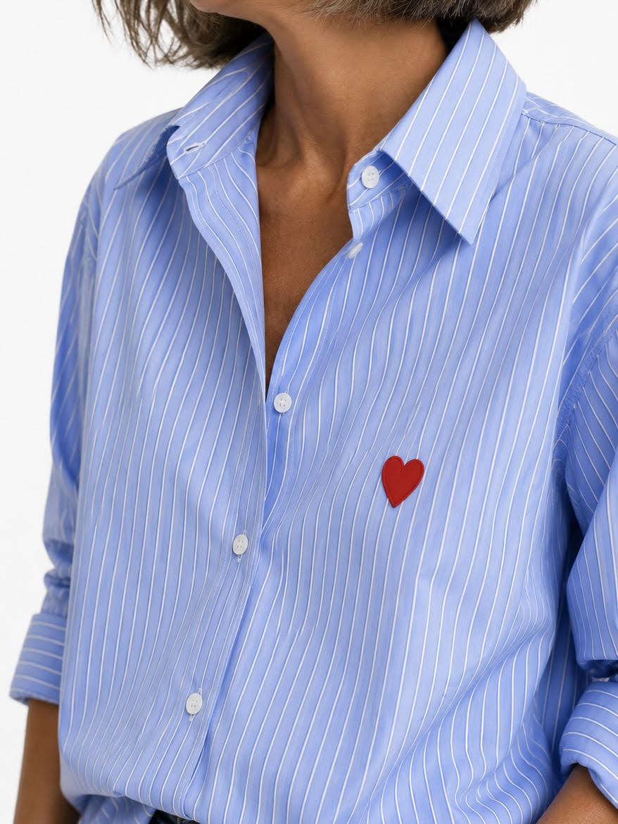 Camisa Celeste Raya Cor