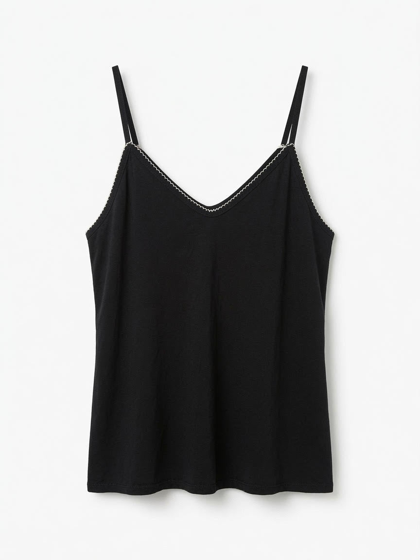 Camiseta Tirantes con Ribete Negra