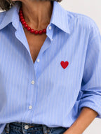 Camisa Celeste Raya Cor